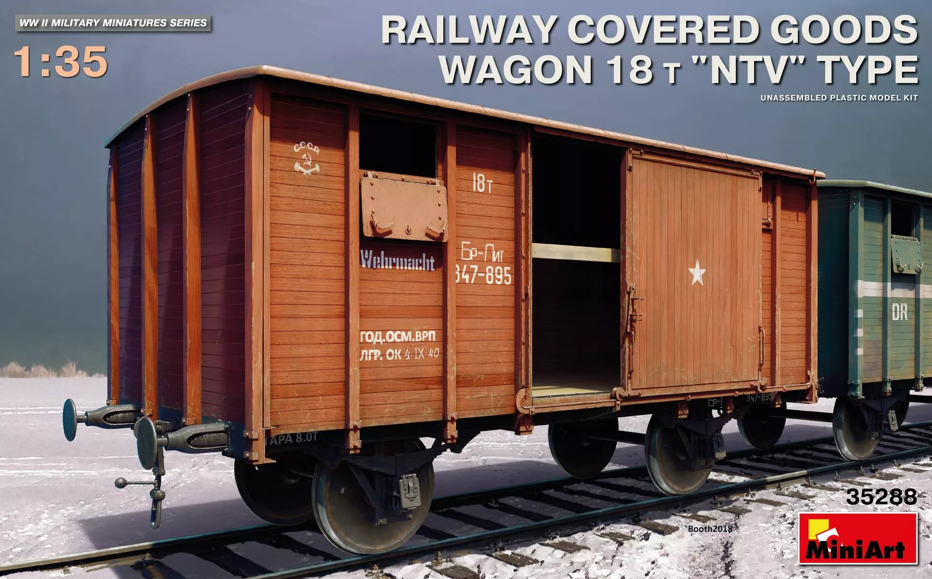 MiniArt - Railway Covered Goods Wagon